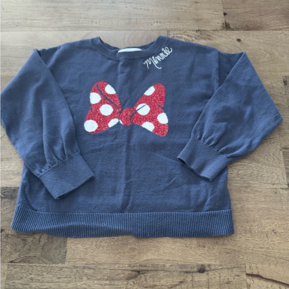 BabyGap Disney Minnie Mouse Navy Blue Kids Sweatshirt size 5